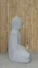 Product image 6 of the product “Seated Japanese Buddha made of Riverstone in Dhyana position - gesture of meditation, H. 99cm ”